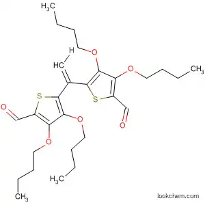 Molecular Structure of 540777-72-8 (2-Thiophenecarboxaldehyde, 5,5'-(1E)-1,2-ethenediylbis[3,4-dibutoxy-)