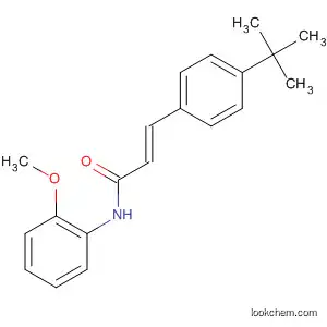 Molecular Structure of 545399-41-5 (2-Propenamide, 3-[4-(1,1-dimethylethyl)phenyl]-N-(2-methoxyphenyl)-,
(2E)-)