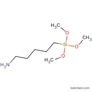 Molecular Structure of 54894-82-5 (1-Pentanamine, 5-(trimethoxysilyl)-)