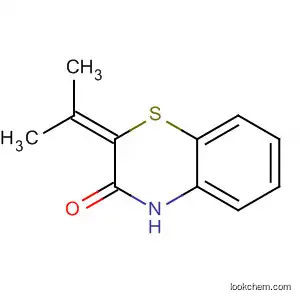 Molecular Structure of 55043-53-3 (2H-1,4-Benzothiazin-3(4H)-one, 2-(1-methylethylidene)-)