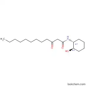 Molecular Structure of 596104-56-2 (Dodecanamide, N-[(1R,2R)-2-hydroxycyclohexyl]-3-oxo-, rel-)