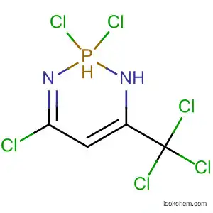 Molecular Structure of 61638-40-2 (1,3,2-Diazaphosphorine, 2,2,4-trichloro-2,2-dihydro-6-(trichloromethyl)-)