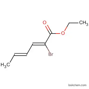 2,4-Hexadienoic acid, 2-bromo-, ethyl ester, (2Z,4E)-