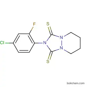 1H-[1,2,4]Triazolo[1,2-a]pyridazine-1,3(2H)-dithione,
2-(4-chloro-2-fluorophenyl)tetrahydro-