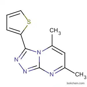 Molecular Structure of 723740-94-1 (1,2,4-Triazolo[4,3-a]pyrimidine, 5,7-dimethyl-3-(2-thienyl)-)