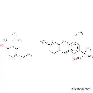 Molecular Structure of 741281-74-3 (Phenol,
2,2'-[(2,4-dimethyl-3-cyclohexen-1-yl)methylene]bis[6-(1,1-dimethylethyl)
-4-ethyl-)
