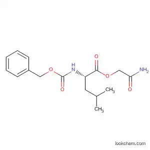 Molecular Structure of 75277-34-8 (L-Leucine, N-[(phenylmethoxy)carbonyl]-, 2-amino-2-oxoethyl ester)