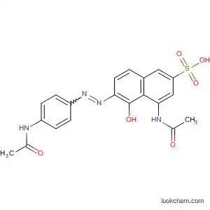 2-Naphthalenesulfonic acid,
4-(acetylamino)-6-[[4-(acetylamino)phenyl]azo]-5-hydroxy-