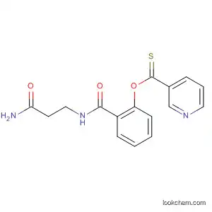 3-Pyridinecarbothioic acid,
S-[2-[[(3-amino-3-oxopropyl)amino]carbonyl]phenyl] ester