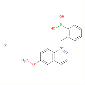 Quinolinium, 1-[(2-boronophenyl)methyl]-6-methoxy-, bromide