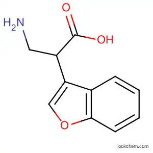 Molecular Structure of 787615-02-5 (3-Benzofuranpropanoic acid, b-amino-)