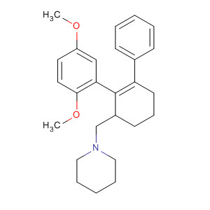 Piperidine,  1-[[2-(2,5-dimethoxyphenyl)-3-phenyl-2-cyclohexen-1-yl]methyl]-