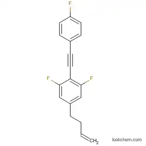 Molecular Structure of 797047-71-3 (Benzene, 5-(3-butenyl)-1,3-difluoro-2-[(4-fluorophenyl)ethynyl]-)