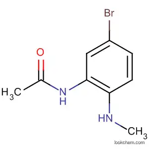 Molecular Structure of 799254-08-3 (Acetamide, N-[5-bromo-2-(methylamino)phenyl]-)