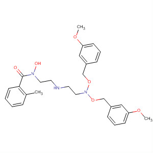 Molecular Structure of 799274-15-0 (Benzamide,
N-[2-[[2-[bis[(3-methoxyphenyl)methoxy]amino]ethyl]amino]ethyl]-2-meth
oxy-)