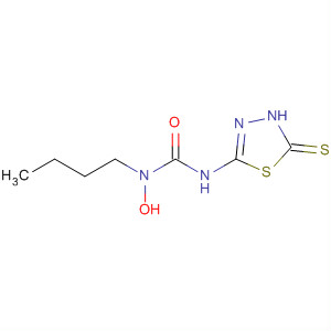 Molecular Structure of 799276-67-8 (Urea, N-butyl-N'-(4,5-dihydro-5-thioxo-1,3,4-thiadiazol-2-yl)-N-hydroxy-)