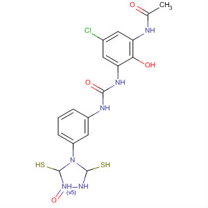 Molecular Structure of 799276-71-4 (Acetamide,
N-[5-chloro-3-[[[[3-(3,5-dithioxo-1,2,4-triazolidin-4-yl)phenyl]amino]carb
onyl]amino]-2-hydroxyphenyl]-)
