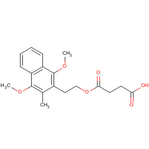 Molecular Structure of 799763-02-3 (Butanedioic acid,
mono[2-(1,4-dimethoxy-3-methyl-2-naphthalenyl)ethyl] ester)