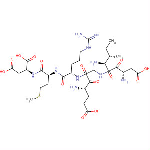 Molecular Structure of 799763-28-3 (L-Aspartic acid,
L-a-aspartyl-L-isoleucyl-L-a-glutamylglycyl-L-arginyl-L-methionyl-)