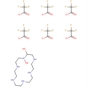 Molecular Structure of 799829-82-6 (1,4,7,10,13,16-Hexaazacyclooctadecane, hexakis(trifluoroacetate),
dihydrate)