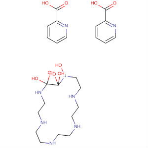 Molecular Structure of 799829-84-8 (2-Pyridinecarboxylic acid, compd. with
1,4,7,10,13,16-hexaazacyclooctadecane (2:1), pentahydrate)