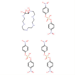 Molecular Structure of 799829-86-0 (Phosphoric acid, bis(4-nitrophenyl) ester, compd. with
1,4,7,10,13,16-hexaazacyclooctadecane (3:1), pentahydrate)