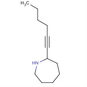 1H-Azepine, 2-(1-hexynyl)hexahydro-