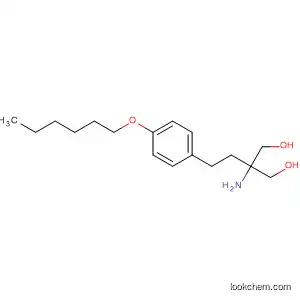Molecular Structure of 801289-23-6 (1,3-Propanediol, 2-amino-2-[2-[4-(hexyloxy)phenyl]ethyl]-)