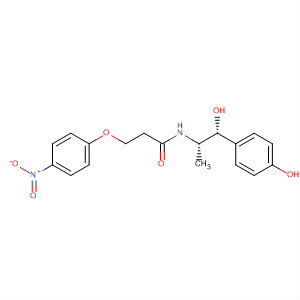 Propanamide,  N-[(1S,2R)-2-hydroxy-2-(4-hydroxyphenyl)-1-methylethyl]-3-(4-nitrophen  oxy)-