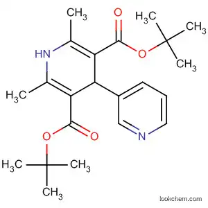 Molecular Structure of 80592-76-3 ([3,4'-Bipyridine]-3',5'-dicarboxylic acid, 1',4'-dihydro-2',6'-dimethyl-,
bis(1,1-dimethylethyl) ester)