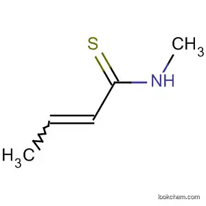 Molecular Structure of 80597-82-6 (2-Butenethioamide, N-methyl-)