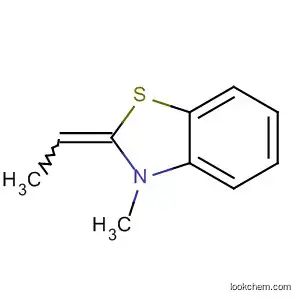 Molecular Structure of 80922-07-2 (Benzothiazole, 2-ethylidene-2,3-dihydro-3-methyl-)