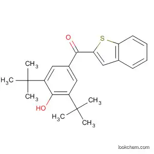 Molecular Structure of 819073-46-6 (Methanone,
benzo[b]thien-2-yl[3,5-bis(1,1-dimethylethyl)-4-hydroxyphenyl]-)