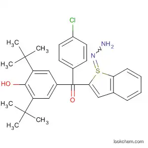 Molecular Structure of 819073-47-7 (Methanone,
benzo[b]thien-2-yl[3,5-bis(1,1-dimethylethyl)-4-hydroxyphenyl]-,
(4-chlorophenyl)hydrazone)