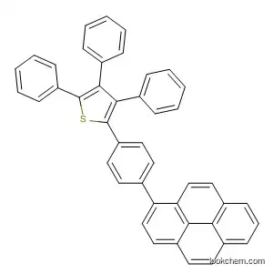 Molecular Structure of 819078-08-5 (Thiophene, 2,3,4-triphenyl-5-[4-(1-pyrenyl)phenyl]-)