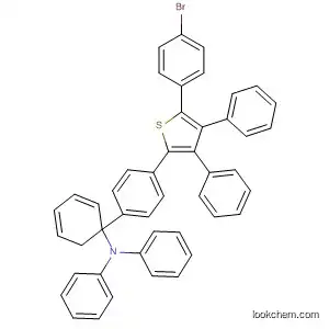 Molecular Structure of 819078-11-0 ([1,1'-Biphenyl]-4-amine,
4'-[5-(4-bromophenyl)-3,4-diphenyl-2-thienyl]-N,N-diphenyl-)