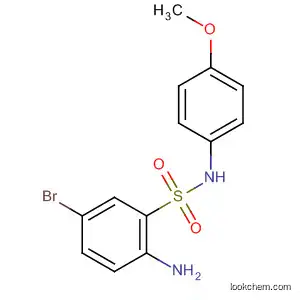 Molecular Structure of 820219-43-0 (Benzenesulfonamide, 2-amino-5-bromo-N-(4-methoxyphenyl)-)