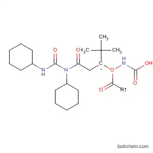 Molecular Structure of 820221-65-6 (Carbamic acid,
[3-[cyclohexyl[(cyclohexylamino)carbonyl]amino]-3-oxopropyl]-,
1,1-dimethylethyl ester)