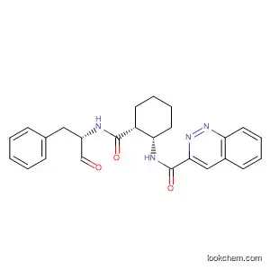 Molecular Structure of 820989-89-7 (2-Quinoxalinecarboxamide,
N-[(1S,2R)-2-[[[(1S)-1-formyl-2-phenylethyl]amino]carbonyl]cyclohexyl]-)