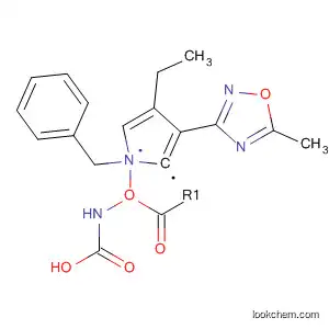 Molecular Structure of 821004-43-7 (Carbamic acid,
[3-(5-methyl-1,2,4-oxadiazol-3-yl)-1-(phenylmethyl)-1H-pyrrol-2-yl]-, ethyl
ester)