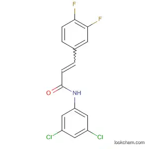 Molecular Structure of 821004-79-9 (2-Propenamide, N-(3,5-dichlorophenyl)-3-(3,4-difluorophenyl)-)