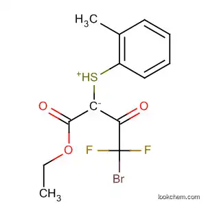 Molecular Structure of 821005-55-4 (Sulfonium, methylphenyl-,
3-bromo-1-(ethoxycarbonyl)-3,3-difluoro-2-oxopropylide)