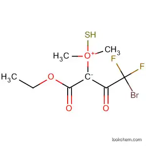 Molecular Structure of 821005-59-8 (Sulfoxonium, dimethyl-,
3-bromo-1-(ethoxycarbonyl)-3,3-difluoro-2-oxopropylide)