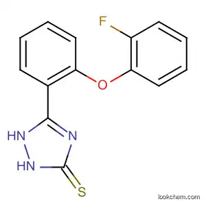 Molecular Structure of 821007-39-0 (3H-1,2,4-Triazole-3-thione, 5-[2-(2-fluorophenoxy)phenyl]-1,2-dihydro-)