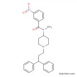 Molecular Structure of 821007-57-2 (Benzamide, N-[1-(3,3-diphenylpropyl)-4-piperidinyl]-N-methyl-3-nitro-)