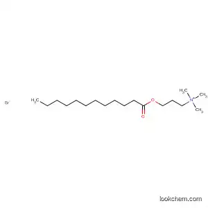 Molecular Structure of 821015-88-7 (1-Propanaminium, N,N,N-trimethyl-3-[(1-oxododecyl)oxy]-, bromide)