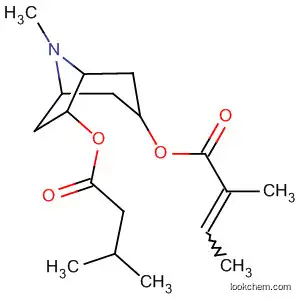 Molecular Structure of 821787-79-5 (2-Butenoic acid, 2-methyl-,
8-methyl-6-(3-methyl-1-oxobutoxy)-8-azabicyclo[3.2.1]oct-3-yl ester)