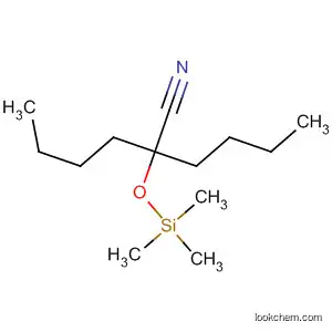 Molecular Structure of 821789-41-7 (Hexanenitrile, 2-butyl-2-[(trimethylsilyl)oxy]-)