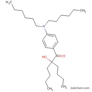 Molecular Structure of 821789-42-8 (1-Hexanone, 2-butyl-1-[4-(dihexylamino)phenyl]-2-hydroxy-)