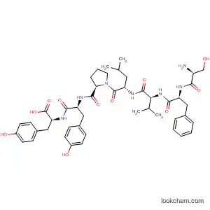 Molecular Structure of 821800-89-9 (L-Tyrosine, L-seryl-L-phenylalanyl-L-valyl-L-leucyl-L-prolyl-L-tyrosyl-)